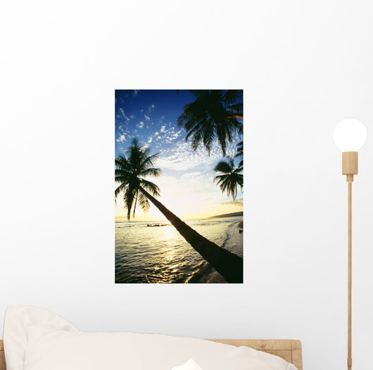 Bright Golden Reflections Wall Mural