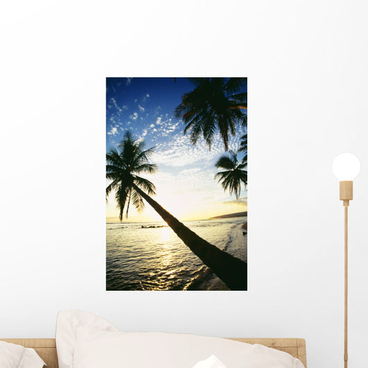 Bright Golden Reflections Wall Mural