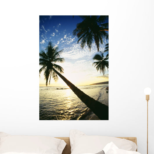 Bright Golden Reflections Wall Mural