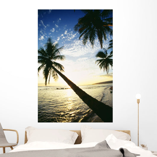 Bright Golden Reflections Wall Mural