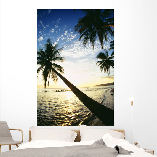 Bright Golden Reflections Wall Mural