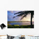 Silhouette Of Palm Tree Wall Mural