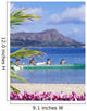 Canoe Paddlers With Orchid Lei In The Foreground Wall Mural