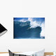 Hawaii, Oahu, North Shore, Waimea, Noah Johnson Riding Wave Wall Mural