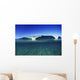 Wave Breaking In Distance, Glassy Turqouise Water In Foreground Wall Mural