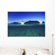 Wave Breaking In Distance, Glassy Turqouise Water In Foreground Wall Mural