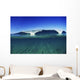 Wave Breaking In Distance, Glassy Turqouise Water In Foreground Wall Mural