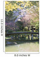Bridge In Nitobe Memorial Garden Wall Mural