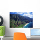 Hawaii, Kauai, Na Pali Coast, Aerial View Along Mountains Wall Mural