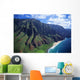 Hawaii, Kauai, Na Pali Coast, Aerial View Along Mountains Wall Mural