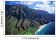 Hawaii, Kauai, Na Pali Coast, Aerial View Along Mountains Wall Mural