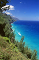 Hawaii, Kauai, Napali Coast, Dramatic Cliffs, Ocean Wall Mural