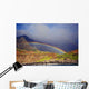Hawaii, Kauai, Napali Coast, Rainbow Over The Coastline Wall Mural