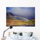 Hawaii, Kauai, Napali Coast, Rainbow Over The Coastline Wall Mural