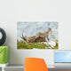 Mother Ibex and Young Wall Decal