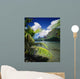 View From Across Cook's Bay With Sailboat Moored Wall Mural