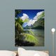 View From Across Cook's Bay With Sailboat Moored Wall Mural