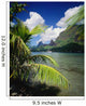 View From Across Cook's Bay With Sailboat Moored Wall Mural