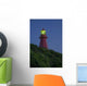 Red Lighthouse Illuminated Wall Mural