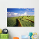 Hawaii, Maui, Pukalani, Pineapple Fields Stretch Out To The Horizon Wall Mural