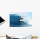 Hawaii, Oahu, North Shore, Backdoor Pipe, Pancho Sullivan Riding Wave Wall Mural