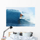 Hawaii, Oahu, North Shore, Backdoor Pipe, Pancho Sullivan Riding Wave Wall Mural