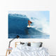 Hawaii, Oahu, North Shore, Backdoor Pipe, Pancho Sullivan Riding Wave Wall Mural