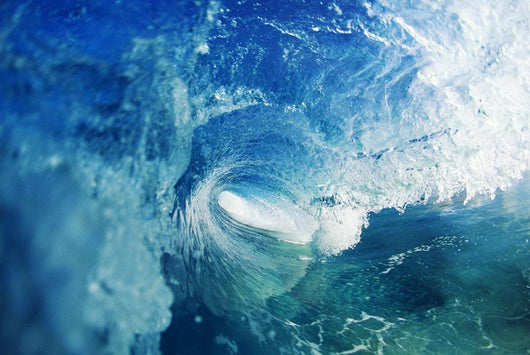 View From Inside Tube Of Inside Of Wave Wall Mural