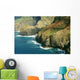 Hawaii, Kauai, Aerial View Of North Shore, Cliffs And Coastline Wall Mural
