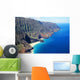 Hawaii, Kauai, Napali Coast Aerial Along Rugged Cliffs Wall Mural