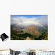 Hawaii, Kauai, Waimea Canyon, Full Rainbow Over The Canyon Wall Mural