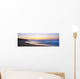Hawaii, Kauai, Polihale Beach At Sunset, Yellow And Pink Sky Wall Mural