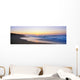 Hawaii, Kauai, Polihale Beach At Sunset, Yellow And Pink Sky Wall Mural