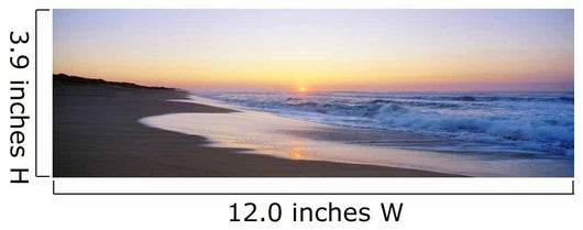 Hawaii, Kauai, Polihale Beach At Sunset, Yellow And Pink Sky Wall Mural
