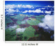 Hawaii, Maui, Aerial View Of Sugarcane Fields In Central Maui Wall Mural