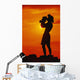 Fiery Orange Sky Wall Mural