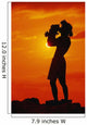Fiery Orange Sky Wall Mural