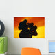 Fiery Orange Sky Wall Mural