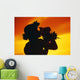 Fiery Orange Sky Wall Mural
