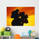 Fiery Orange Sky Wall Mural