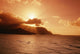 Sunburst From Behind Clouds Wall Mural