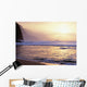 Hawaii, Kauai, Na Pali Coast, Beach At Sunset, Cliffs In Background Wall Mural