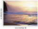 Hawaii, Kauai, Na Pali Coast, Beach At Sunset, Cliffs In Background Wall Mural