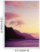 Hawaii, Kauai, Na Pali Coast At Dusk From Haena Beach Wall Mural