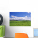 View Of Snowcapped Mauna Kea From Lush Rolling Hills Below Wall Mural