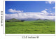 View Of Snowcapped Mauna Kea From Lush Rolling Hills Below Wall Mural