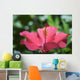 Close-Up Of Beautiful Bright Pink Hibiscus Wall Mural
