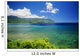 Hawaii, Kauai, Hanalei Bay And Bali Hai, Warm Afternoon Wall Mural