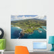 Hawaii, Maui, Aerial Of Kapalua Resort Along The Ocean Wall Mural