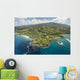 Hawaii, Maui, Aerial Of Kapalua Resort Along The Ocean Wall Mural